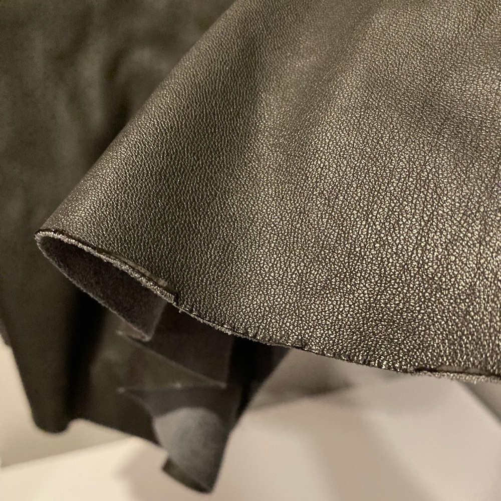Worthington Faux Leather Asymmetrical Skirt - Picture 5 of 14
